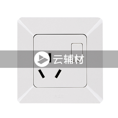 AP22353-WW 一位三极带开关插座 10A