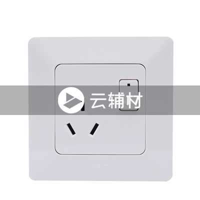 AP23653-WW 一位三极带开关带灯插座 16A