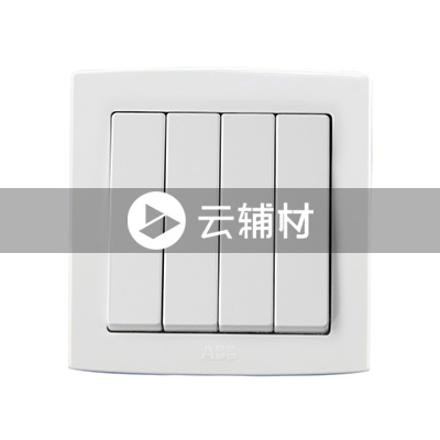 AS104四位单控开关 10AX