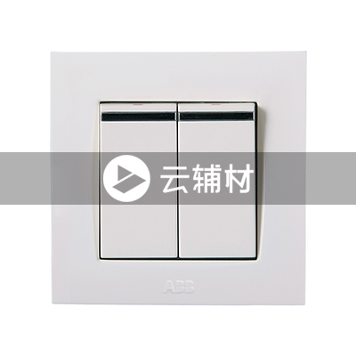 AU13653-WW 二位双控带装饰线开关10AX