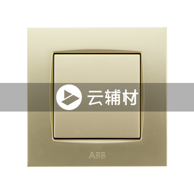 AU10153-PGPG 一开单控开关 10AX 珍珠金