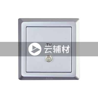 AE303-S 一位宽频电视插座（银色）