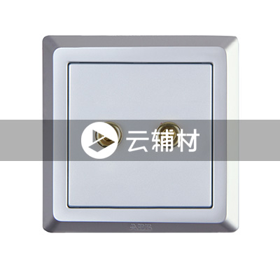 AE341-S 2端子音响插座（银色）