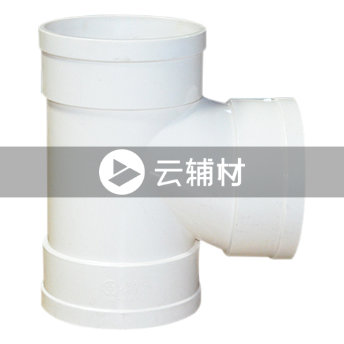 金牛PVC-U排水管件 等径顺水三通110mm