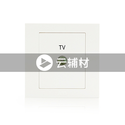 AH304 一位带一分支电视插座