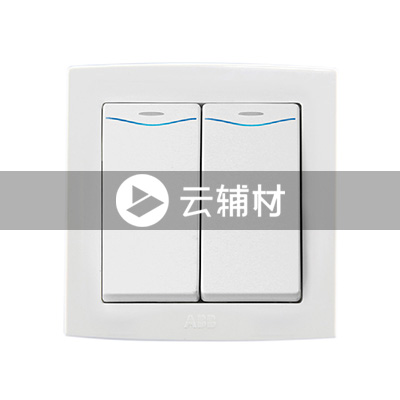 AL168二位双控带灯开关 16AX