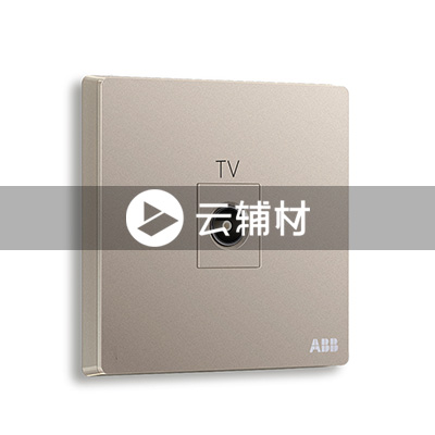 AF301-PG一位电视插座